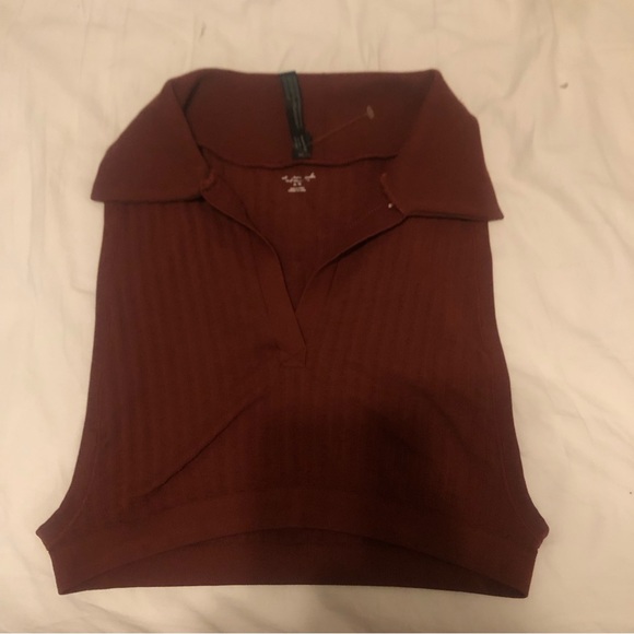 NWOT Urban Outfitters Out From Under Break Point Collared Bra Top Size XL Y2K - Picture 2 of 10